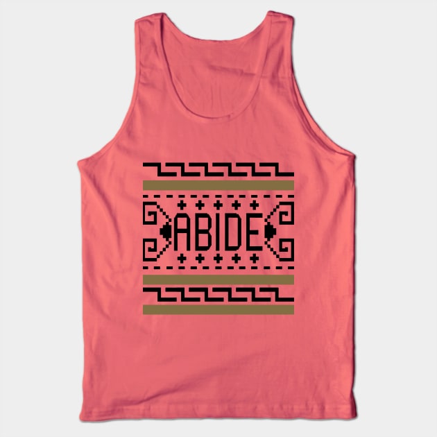 Abide Tank Top by Miskatonic